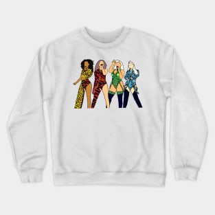 little mix print design Crewneck Sweatshirt